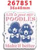 2023 nuevo parche de resina acrílica lazo adorables pegatinas decorativas refrigerador PR267332