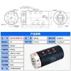 Conector Neumático Giratorio para Tubería de Aire Anillo Colector de 6 Canales Anillo Guía de Aire con Agujero Pasante Hueco Anillo Deslizante de Aire Giratorio de 360 Grados