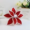 Flores Decorativas Navideñas al por Mayor 24cm Flores Decorativas Artificiales Adornos Navideños Flores Decorativas Navideñas