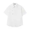Nova camisa de estilo chinês com gola assimétrica, coleção de verão 2025, design masculino moderno com estética chinesa, top estiloso e casual de manga curta