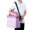 Viaje al aire libre plegable aislamiento bolsa de hielo taburete fruta almacenamiento fresco caliente y frío doble uso caja de almacenamiento reforzada caja de almacenamiento