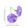 Accesorios de pétalos de cabeza de campanilla de mañana simulación arreglo floral de ratán flor artificial decoración de boda arreglo floral de paisajismo