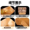 Caja Desechable de Papel Kraft para Barco Snack Comercial Papas Fritas Brochetas Fritas Barbacoa Bandeja Abierta Caja de Embalaje en Forma de Barco para Pollo Frito