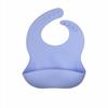 Bolsa de Silicone para Comida de Bebê Infantil Babador Estéreo para Bebê Babador Saco para Saliva Guardanapo para Saliva Suprimentos para Bebê