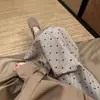 Calça Wide Leg de Algodão e Seda para Mulheres, Emagrecimento, Fina, Adequada para Usar em Casa e ao Ar Livre, Calça Wide Leg Casual Solta, Cintura Alta, Versátil, Efeito de Caimento de Verão