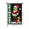 Bandeira de Jardim de Natal 2026 Transfronteiriça Decoração Externa para Quintal Papai Noel Amazon Bandeira Dupla Face de Linho Personalizada