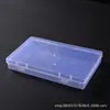 Tapa abatible Rectangular Transparente a prueba de polvo Caja Vacía PP17.5 Caja de Plástico Almacenamiento y Organización para Mascarillas Papelería Anzuelos de Pesca