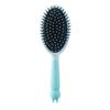 Pente Almofadado com Cabo de Silicone para Mulheres, Uso Doméstico, Desembaraçar, Alisar o Cabelo, Pente de Cabeleireiro, Pente para Massagem no Couro Cabeludo, Cuidados com o Cabelo