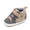 Sapatos de bebê novos de 6 a 12 meses, sola macia, cano alto, para meninos e meninas de 0 a 1 ano, primavera e outono, BHX3175