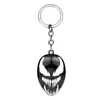 Chaveiro de filme periférico preto Spider-Man veneno mortal Guardian pingente fábrica vendas diretas