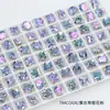 Dongzhou Cabeza de Gato Arte para Uñas Diamante Joyería Accesorios Punto Brillante Fondo Puntiagudo Diamante de Vidrio Nuevo Uña Diamante Pegajoso Uña Portátil Montículo de Uñas Diamante
