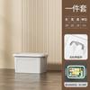 Caja de almacenamiento de plástico extragrande y gruesa para juguetes, ideal para dormitorios de estudiantes, colchas y ropa.