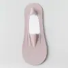 Meias Invisíveis de Algodão Finas Antiderrapantes de Verão para Mulheres, Meias Baixas Tendência Invisíveis, Meias de Seda Gelada