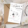 Compra directa transfronteriza de tarjetas de regalo sinceras de confesión, gratitud para aniversarios de bodas, cartas de amor de reflexión de aniversario y tarjetas de felicitación
