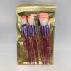10 conjunto de pincéis de maquiagem conjunto completo de cristal transparente areia movediça cebola em pó beleza ferramentas de maquiagem solta tinta sombra de olho pincel atacado