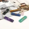 Wt-P2019 Colgante Rectangular Delgado de Piedra Natural Pequeño Zirconia Incrustada Ojo de Tigre Cuarzo Rosa Accesorios