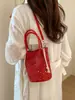Bolso Cubo Hueco Nuevo de Verano para Mujer, Diseño de Nicho de Alta Gama, Bolso de Mano Cruzado, Bolso Pequeño Casual para Teléfono Móvil