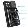 Funda de Teléfono Shunjia con Ventana Deslizante Adecuada para Xiaomi 15t Pro 5 en 1 Soporte Anti-Caída Redmi Note 15 Pro