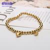 Ventas Directas de Fábrica una variedad de pulseras de cuentas galvanizadas al vacío en oro de 18 quilates pulsera colgante de calabaza para mujer de lujo ligero