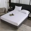 Lençol de Cama com Listra de Cetim de 3cm, Fibra de Poliéster de Alta Densidade, Fronha, Protetor de Colchão de Hotel, Protetor de Colchão Simmons
