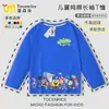 Camiseta Nueva de Bob Esponja 2026 para Niños, Camisa Base de Algodón de Manga Larga para Niños, Top Versátil Unisex de Otoño