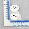 Caixa de Armazenamento Copo de Água Rosto Sorridente Arco-Íris DIY Cola de Creme Capa de Celular Adesivos Adesivos de Urso Cartoon Acessórios Decorativos de Resina