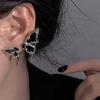 Danzarina Bioquímica/Arete de Plata de Ley Aretes de Mariposa Azul Diseño de Nicho Aretes de Presión Moda Avanzada Aretes Versátiles