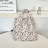 5451 Gato Estampado Doce Bolsa Colete de Grande Capacidade Bolsa de Ombro de Mão Diária Casual Estudante Bolsa de Axila