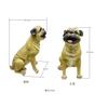 Enfeites para cães, cesta para mordidas de cachorro, acessórios para cães, modelo de animal de estimação, enfeites de resina para cães, modelo de cão mais vendido no exterior