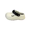 Sandalias Birkenstock de suela gruesa de 6 cm para mujer, zapatos de verano de moda para exteriores que aumentan la altura, chanclas cerradas de EVA impermeables y antideslizantes para la playa de otoño
