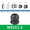 Conector impermeável de nylon poroso para cabo M20/PG16 conector de plástico Cabeça Grande selada para cabo trava fixa porca de fixação