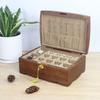 Caja de Joyería de Madera Maciza con Cerradura Retro Gran Capacidad Caja de Almacenamiento de Collares Antigua de Alta Gama Multifunción Caja para Relojes Estilo Chino