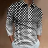Nuevo 2026 Cremallera Moda Casual Manga Larga Polo Transfronterizo Amazon Moda Cuello Hombres Casual Manga Larga