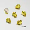 Dongzhou K9 Traga Riqueza e Tesouro Ovo de Pombo de Cristal Dourado Nail Art Diamante Pedra de Açúcar Quadrado Especial Formato Fundo Pontiagudo Coleção de Diamantes Ornamento de Diamante para Unhas
