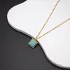 Cadena para Clavícula de Perlas de Agua Dulce, Collar con Cuentas de Amazonita, Diseño de Nicho Versátil de Lujo Ligero, Collar de Piedra Natural de Gama Alta
