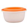 Caja Especial para Llevar de Polvo de Hielo de Bolas de Taro Desechable, Engrosada con Hebilla de Cierre, Sellada y a Prueba de Fugas, Lonchera Redonda con Tapa