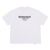 REPRESENT Camiseta Básica de Verão com Estampa de Slogan Versátil Estilo Americano Simples Marca de Moda Algodão Soltinho Manga Curta para Casal