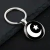 Chaveiro Luminoso Amantes do Sol e da Lua Novo Produto Transfronteiriço Moda Europeia e Americana Chaveiro Personalizado Pedra do Tempo Pequeno Presente