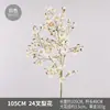 Flores de Pera Artificiales de Tallo Largo Transfronterizas para Decoración de Interiores del Hogar, Arreglos Florales, Decoraciones de Boda, Flores de Pera Artificiales de Alta Calidad de 24 Ramas