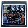 Módulo de pantalla LCD transparente para aeropuerto, pantalla LCD de visualización negativa para estación de autobuses, pantalla digital a color LCD