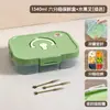 Lonchera de Frutas Camping Picnic Portátil Compartimentos Lonchera Lonchera Apta para Microondas Refrigerador Doméstico Cajón de Verduras