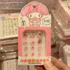 Adesivos de Unha Sanrio para Crianças, Arte de Unha Fofa e Divertida, Peças de Unha para Estudantes, Peças de Unha Doces, Unhas Vestíveis para Crianças