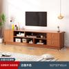 Gabinete de TV Moderno Minimalista para Apartamento Pequeno, Gabinete de Chão Doméstico para Sala de Estar, Mesa de Quarto com Pés de Madeira Maciça, Gabinete de TV Simples