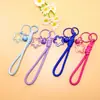 Llavero Acrílico de Estrella de Cinco Puntas con Cordón Color Caramelo Encanto para Estuche de Auriculares Decoración Fresca para Empaque de Bolsas de Pareja