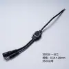 Cable de alimentación CC de enchufe estándar europeo 5521 Cable de carga con aislamiento de PVC ignífugo Cable de conexión de CA 5525 Cable de alimentación estándar de EE. UU.