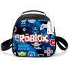 Bolsa de Almuerzo para Estudiantes de Primaria, Bolsa de Picnic, Bolsa de Hielo Redonda, Bolsa Térmica con Estampado Divertido, Bolsa de Hombro Única, Bolsa de Almuerzo de Dibujos Animados