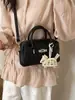Bolso Boston Retro de Alta Gama Transfronterizo para Mujer 2026 Nuevo Bolso de Mano de Moda Bolso de Hombro Bolso Cruzado Simple para Viajes