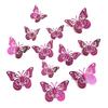 28 Mariposas Recortadas Pegatinas de Pared de Mariposas 3D Recortadas para Hogar Sala de Estar Mariposa Estéreo Pegatinas Decorativas