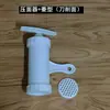 Máquina Manual de Plástico para Hacer Pasta para Uso Doméstico, Placas Moldeadoras para Hacer Fideos Gruesos y Finos, Fideos Trenzados Redondos y Accesorios de Molde