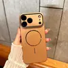 Aplicable a iPhone 18 Pro Max Funda de Teléfono Magnética con Anillo Fino de Tacto Suave para Apple 17 Cobertura Total de Lente Funda Protectora Anti-caídas